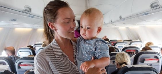 Fliegen mit Baby