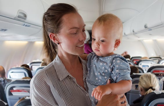 Fliegen mit Baby
