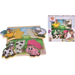 Eichhorn Holz-Fühlpuzzle mit Stoff - 1 Stk