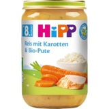 HiPP Bio Men&uuml; Reis mit Karotten und Bio-Pute