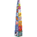 Djeco 10 Lustige Blocks Stapelturm - 1 Stk