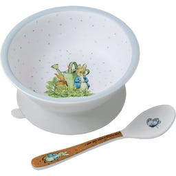 Peter Hase - Schale mit Saugboden und Löffel - 1 Stk