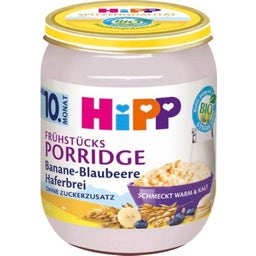 Bio Frühstücks-Porridge Banane-Blaubeere Haferbrei - 160 g