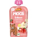 MOGLi Bio Erdbeer Banane Quetschi - 100 g