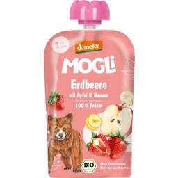 MOGLi Bio Erdbeer Banane Quetschi - 100 g