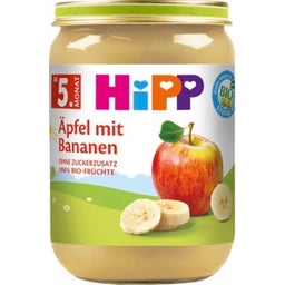Bio Babygläschen Fruchtbrei Äpfel mit Bananen - 190 g