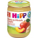 Bio Babygläschen Fruchtbrei Banane & Pfirsich in Apfel, 190 g