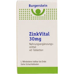 Burgerstein ZinkVital 30 mg - 40 Tabletten