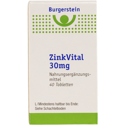 Burgerstein ZinkVital 30 mg - 40 Tabletten