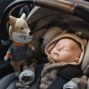 Peter der Fuchs – Spieluhr mit Geschenkset - 1 Set mit Stofftier, Musikplayer, Datenkabel, Geschenkbox, Glückwunschkarte, Batterien, Gutschein für ein Schlaflied, Anleitung