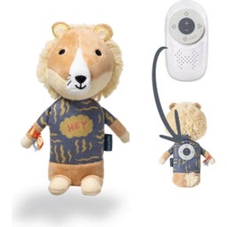 Eddie der Löwe – Spieluhr mit Geschenkset - 1 Set mit Stofftier, Musikplayer, Datenkabel, Geschenkbox, Glückwunschkarte, Batterien, Gutschein für ein Schlaflied, Anleitung