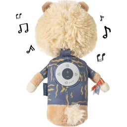 Eddie der Löwe – Spieluhr mit Geschenkset - 1 Set mit Stofftier, Musikplayer, Datenkabel, Geschenkbox, Glückwunschkarte, Batterien, Gutschein für ein Schlaflied, Anleitung