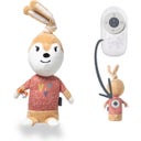 Rock my Sleep Ivy die Häsin – Spieluhr mit Geschenkset - 1 Set mit Stofftier, Musikplayer, Datenkabel, Geschenkbox, Glückwunschkarte, Batterien, Gutschein für ein Schlaflied, Anleitung