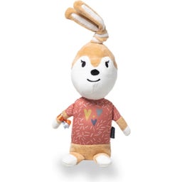 Rock my Sleep Ivy die Häsin – Spieluhr mit Geschenkset - 1 Set mit Stofftier, Musikplayer, Datenkabel, Geschenkbox, Glückwunschkarte, Batterien, Gutschein für ein Schlaflied, Anleitung