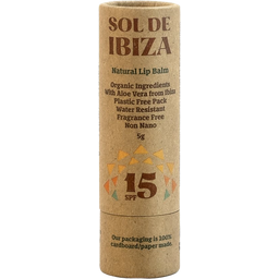 Sol de Ibiza Natural Lip Balm LSF 15 - 5 g