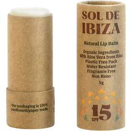 Sol de Ibiza Natural Lip Balm LSF 15 - 5 g