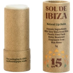 Sol de Ibiza Natural Lip Balm LSF 15 - 5 g