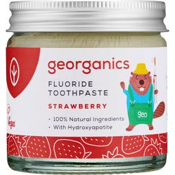 Georganics Fluoride Toothpaste Strawberry - 60 ml