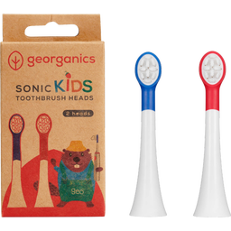Georganics geoKIDS Sonic Toothbrush Heads - 2 Stk