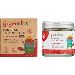geoKIDS Mineral Toothpaste Strawberry & Hydroxyapatite - 50 ml
