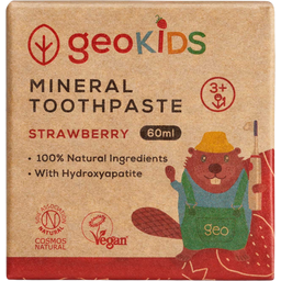 geoKIDS Mineral Toothpaste Strawberry & Hydroxyapatite - 50 ml
