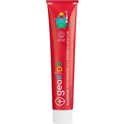 geoKIDS Fluoride Toothpaste Strawberry & Hydroxyapatite - 75 ml