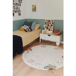 Waschbarer Baumwollteppich 