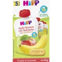 Bio Quetschbeutel Apfel Banane mit Babykeks - 360 g