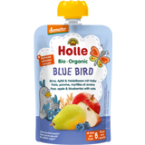 Bio Fruchtpüree "Blue Bird - Pouchy mit Birne, Apfel & Heidelbeer mit Hafer"