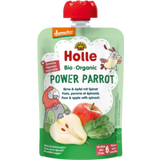 Bio Fruchtpüree "Power Parrot - Pouchy Birne mit Apfel & Spinat"