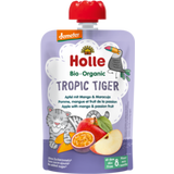 Bio Fruchtpüree "Tropic Tiger - Pouchy mit Apfel, Mango, Maracuja"
