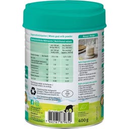 Bio Ziegen-Vollmilchpulver - für die ganze Familie - 400 g
