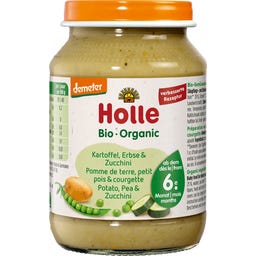 Bio Babygläschen Kartoffel, Erbse & Zucchini Demeter - 190 g