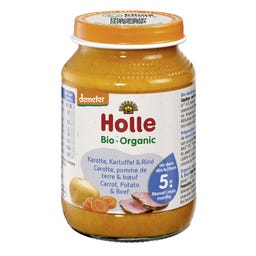 Bio Babygläschen Karotte, Kartoffel & Rind Demeter - 190 g