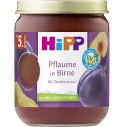 HiPP Bio Babygläschen Pflaume in Birne - 160 g