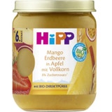 Bio Babygläschen Mango Erdbeere in Apfel mit Vollkorn