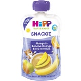 Bio Quetschbeutel Snackie Mango in Banane-Orange-Birne mit Reis