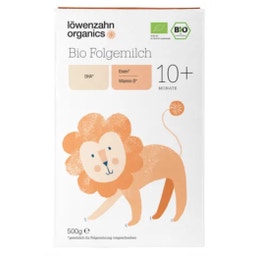 Löwenzahn Organics Bio Folgemilch auf Kuhmilchbasis 10+ - 500 g