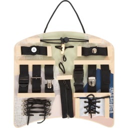 Motorikbrett - Verschlüsse und Befestigung