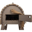 small foot Holzpferd grau