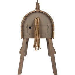 small foot Holzpferd grau