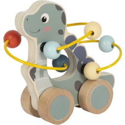 small foot Schiebetier mit Motorikschleife „Dino“