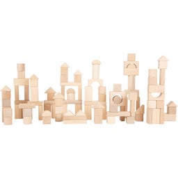 small foot Holzbausteine Natur 100er-Pack im Beutel