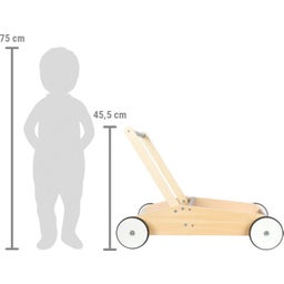 small foot Lauflernwagen Schiefergrau
