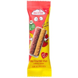 FruchtBar Bio Früchte Duo mit Erdbeere und Banane - 27 g