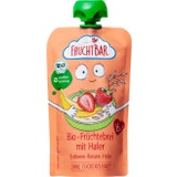 Bio Quetschie Früchtebrei mit Hafer, Erdbeere-Banane
