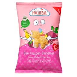 Bio Knusper-Einhörner Banane-Himbeere-Rote Bete - 30 g
