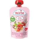 Bio Quetschie Wassermelone-Erdbeere-Apfel-Birne-Cantaloupe Melone-Reis, 100 g