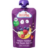 Bio Quetschie Himbeere-Heidelbeere-Traube-Banane-Apfel-Hafer