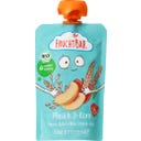 Bio Quetschie Pfirsich-3-Korn, 100 g